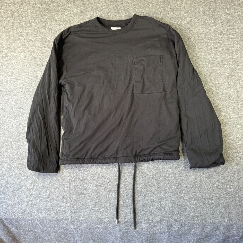 Dries Van Noten Long Sleeve T-Shirt Sweatshirt Mens Medium M Black Long Sleeve